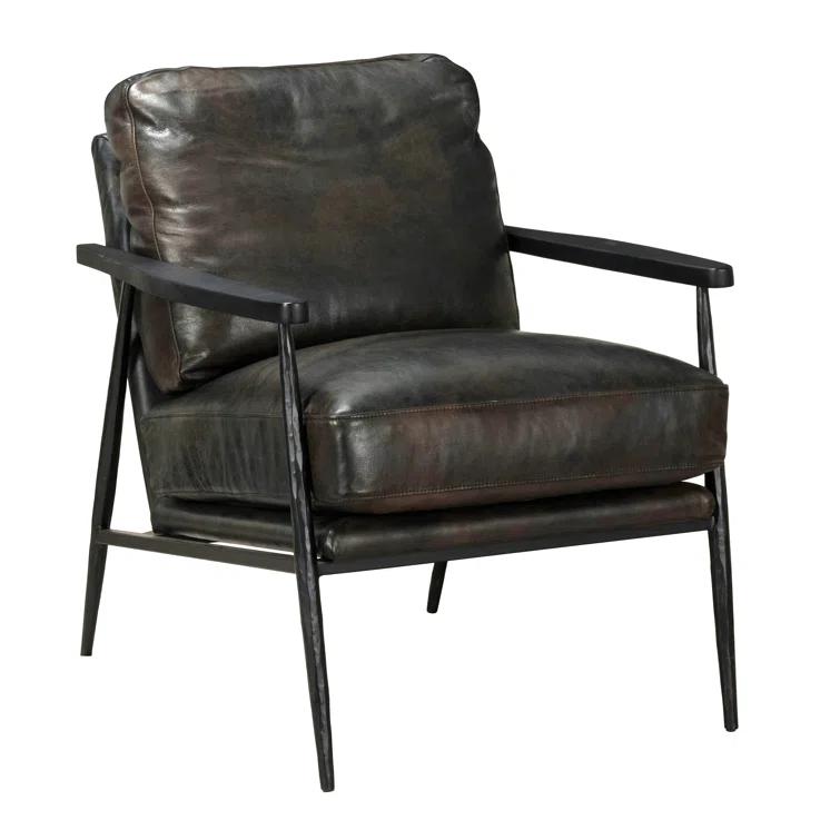Arnold Genuine Leather Armchair