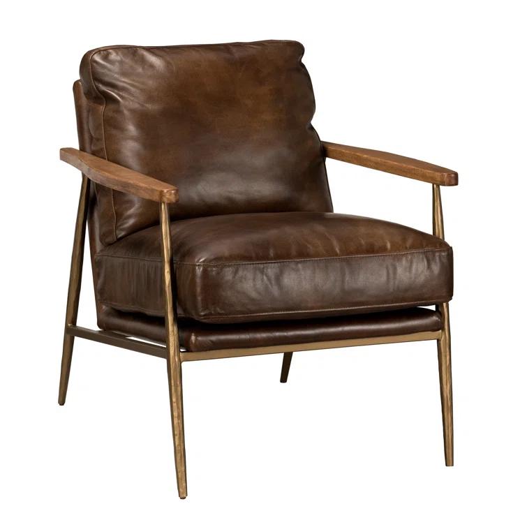 Arnold Genuine Leather Armchair