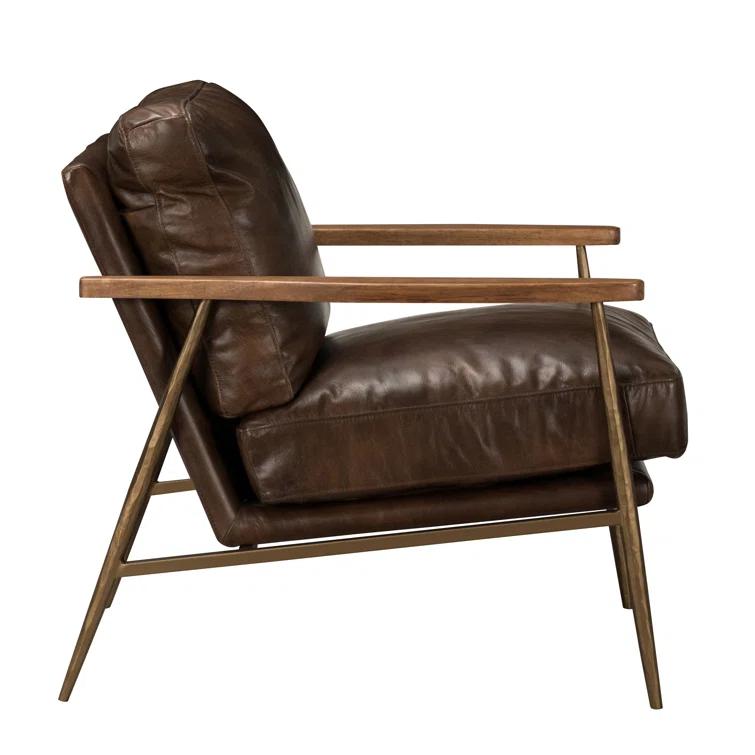 Arnold Genuine Leather Armchair