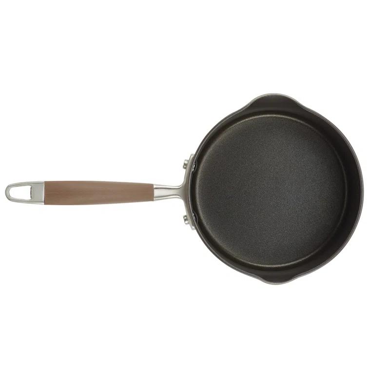 Anolon Anolon Advanced Home Hard Anodized Nonstick Saucepan With Straining Lid, 2 Quart