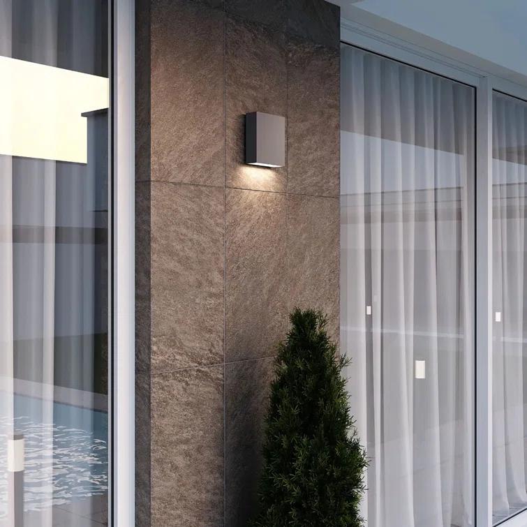 Inside-Out Aluminum LED Wall Light