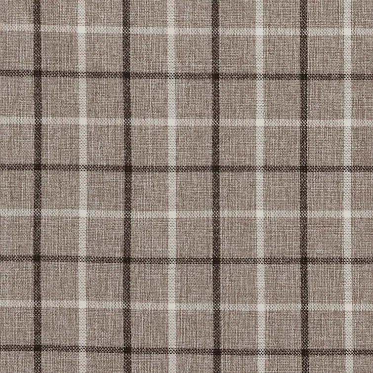 Anaheim Woven Plaid Room Darkening Thermal Fleece Lined Single Curtain Panel