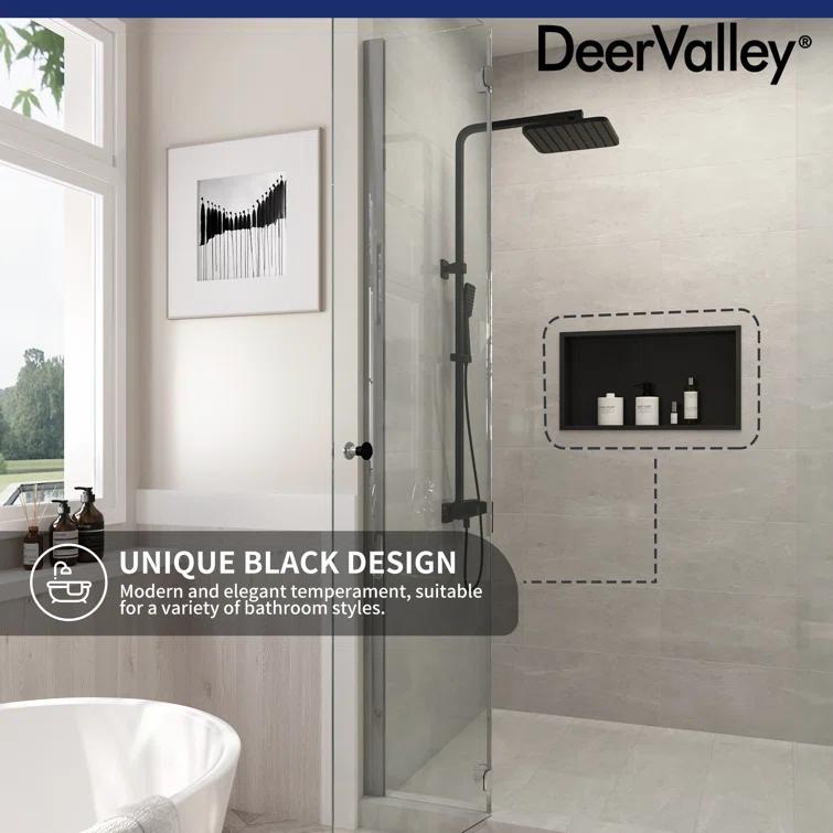 25" W × 14" H Stainless Steel Wall Niche Rectangular Recessed Shower Niche