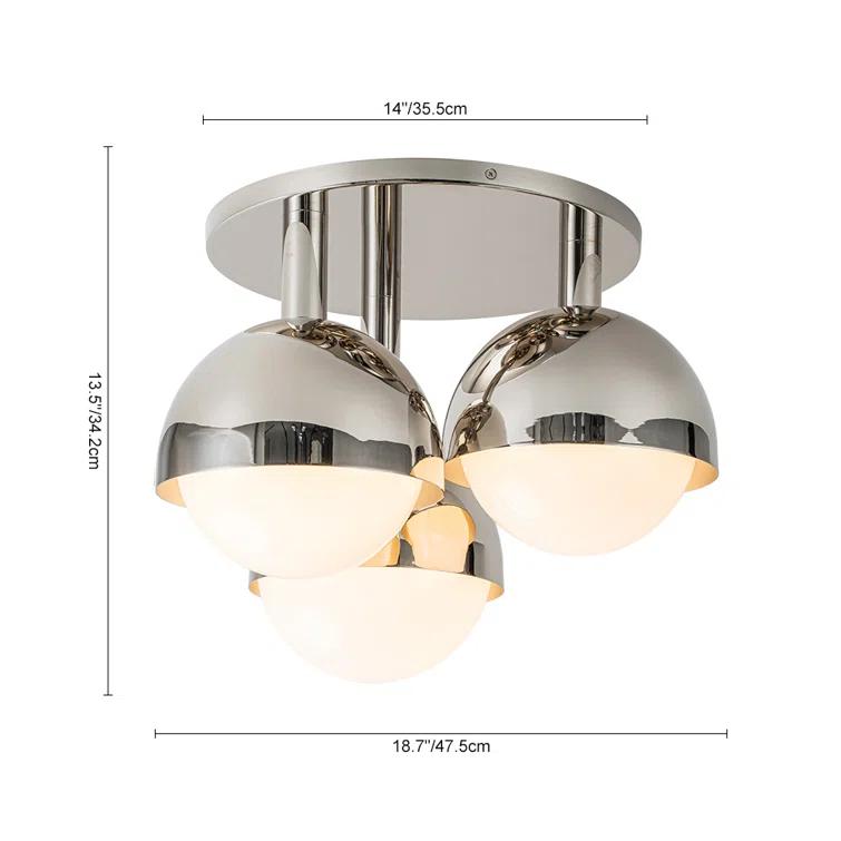 Hermilo Semi Flush Mount
