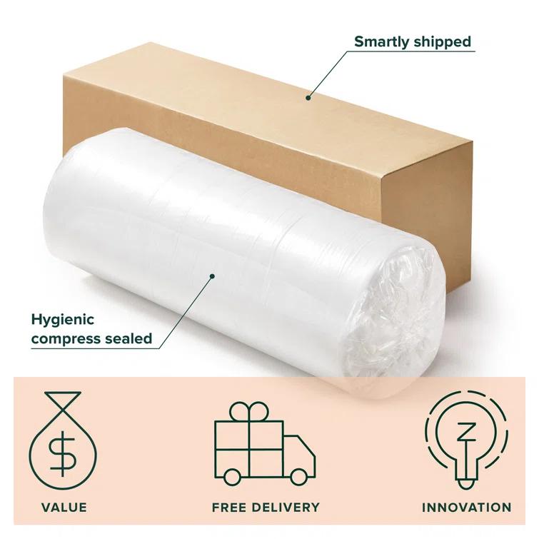 Zinus Zinus 8” Medium Comfort Support Cooling Gel Hybrid Mattress