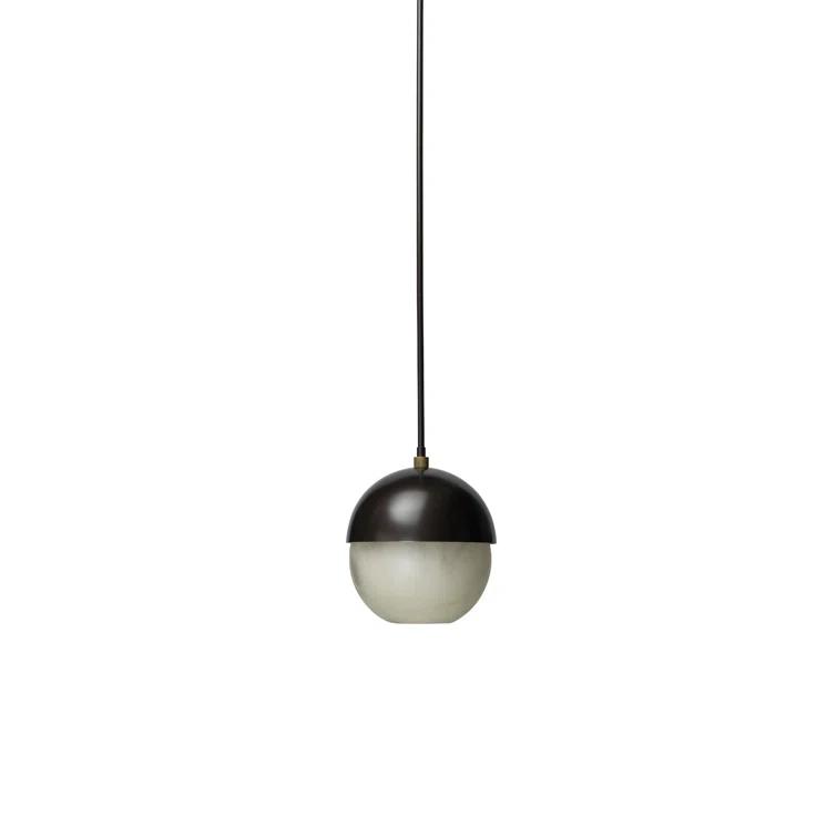 Metro 1 - Light Oil Rubbed Bronze Globe Pendant