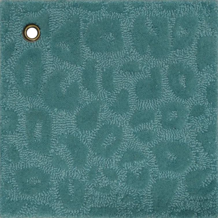 Responsible Wool Standard Leopardess Dusty Turquoise Hand-Tufted Responsible Wool Rug