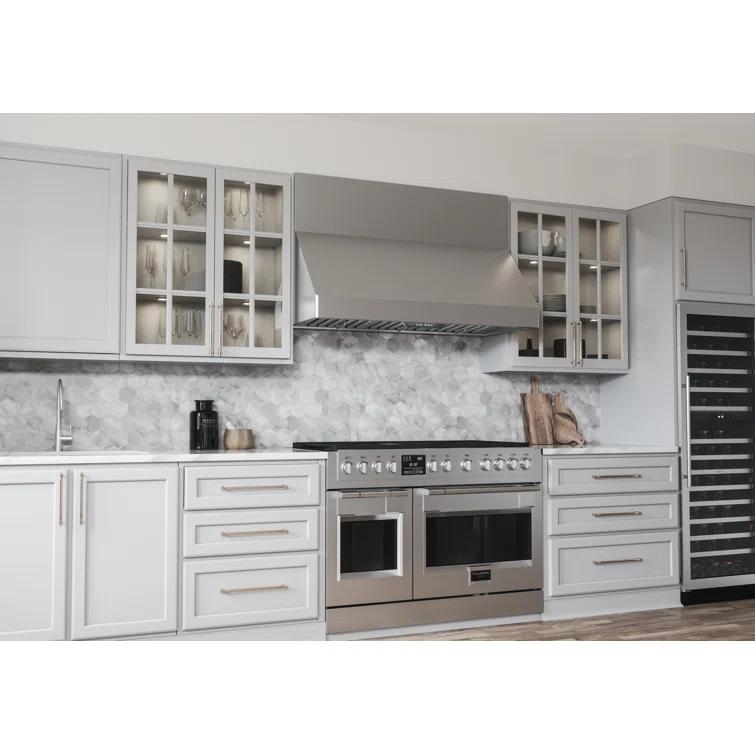 Pro Zephyr 42" 650 CFM Wall Mount Range Hood with LED Light in Stainless Steel