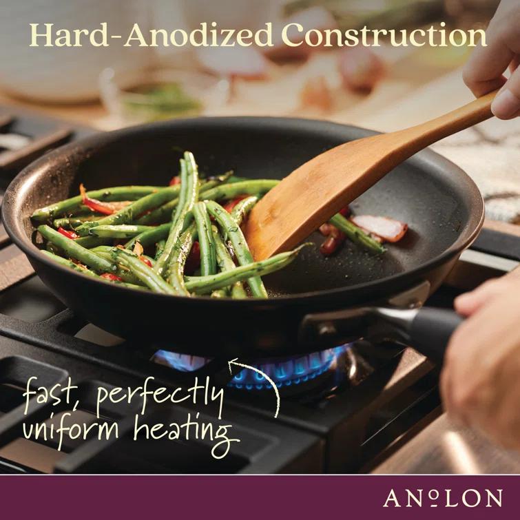 Anolon Anolon Advanced Home Hard Anodized Nonstick Stockpot With Lid, 10 Quart