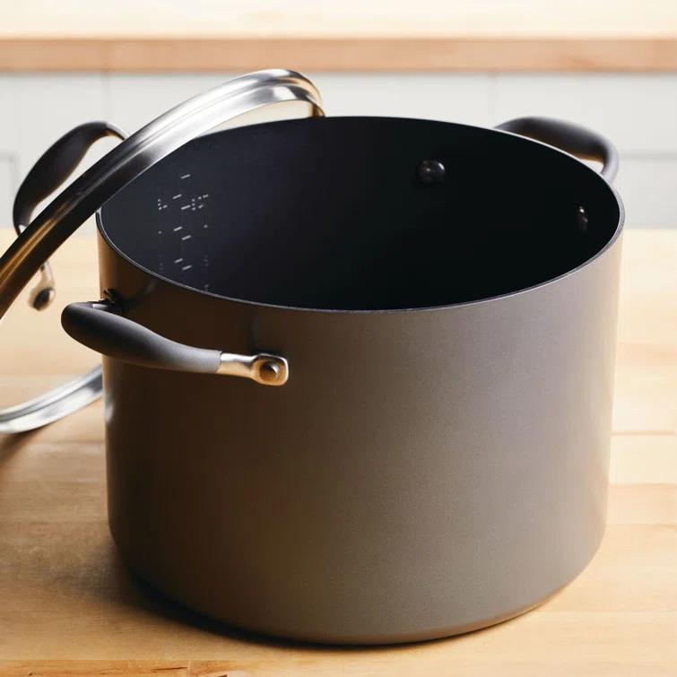 Anolon Anolon Advanced Home Hard Anodized Nonstick Stockpot With Lid, 10 Quart