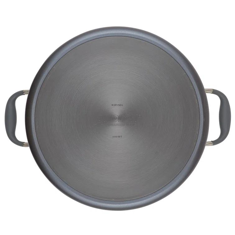 Anolon Anolon Advanced Home Hard Anodized Nonstick Stockpot With Lid, 10 Quart