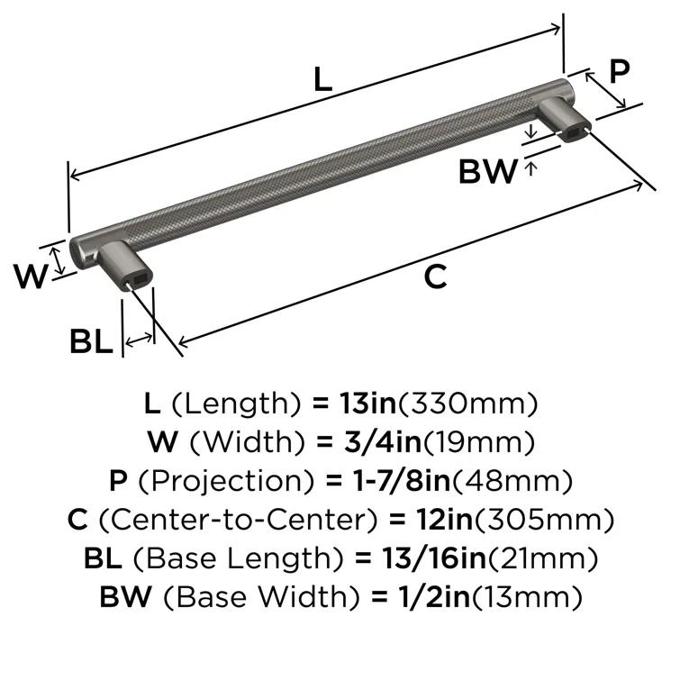 Bronx 12" Center to Center Appliance Pull