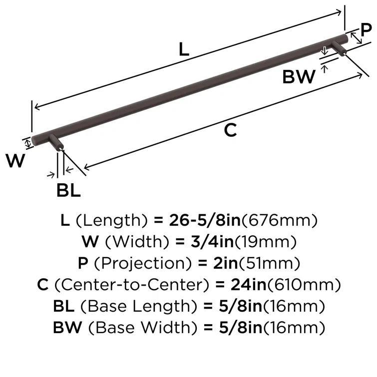Bar Pulls Center to Center Bar Pull
