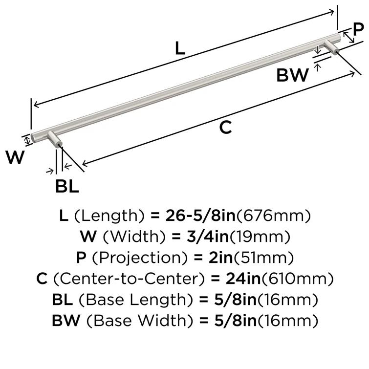 Bar Pulls Center to Center Bar Pull