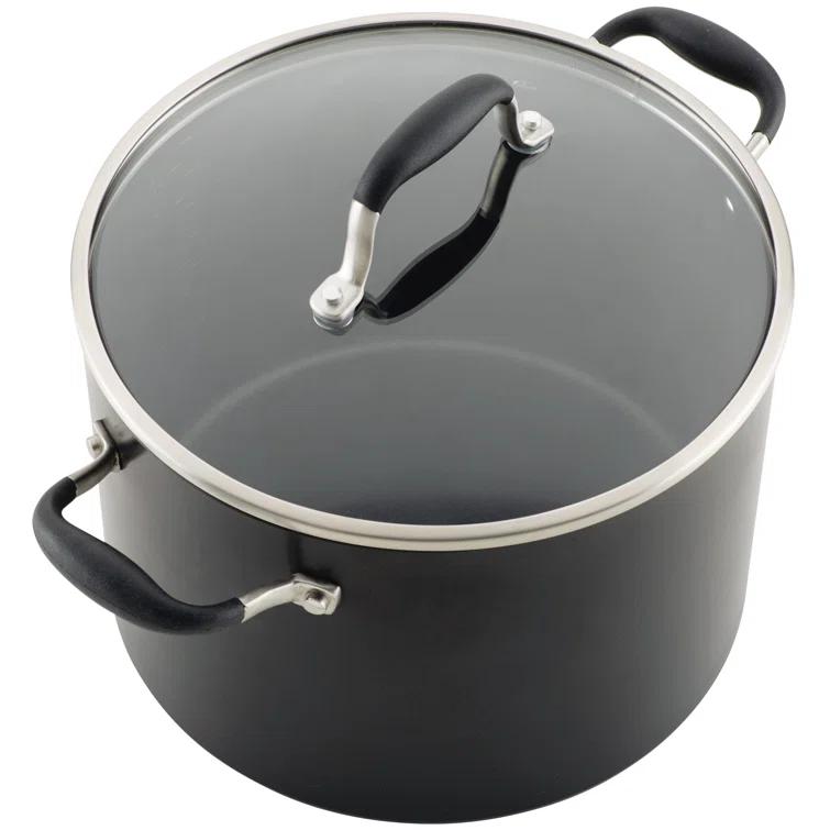 Anolon Anolon Advanced Home Hard Anodized Nonstick Stockpot With Lid, 10 Quart