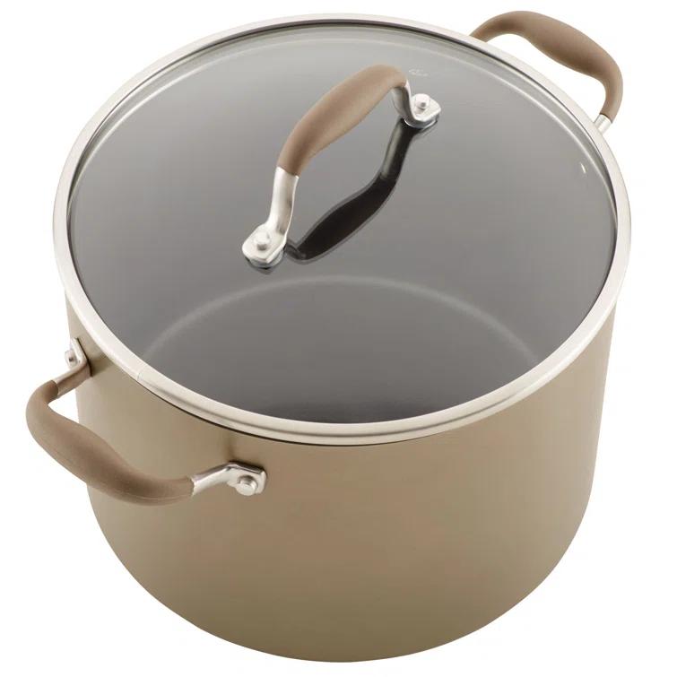 Anolon Anolon Advanced Home Hard Anodized Nonstick Stockpot With Lid, 10 Quart