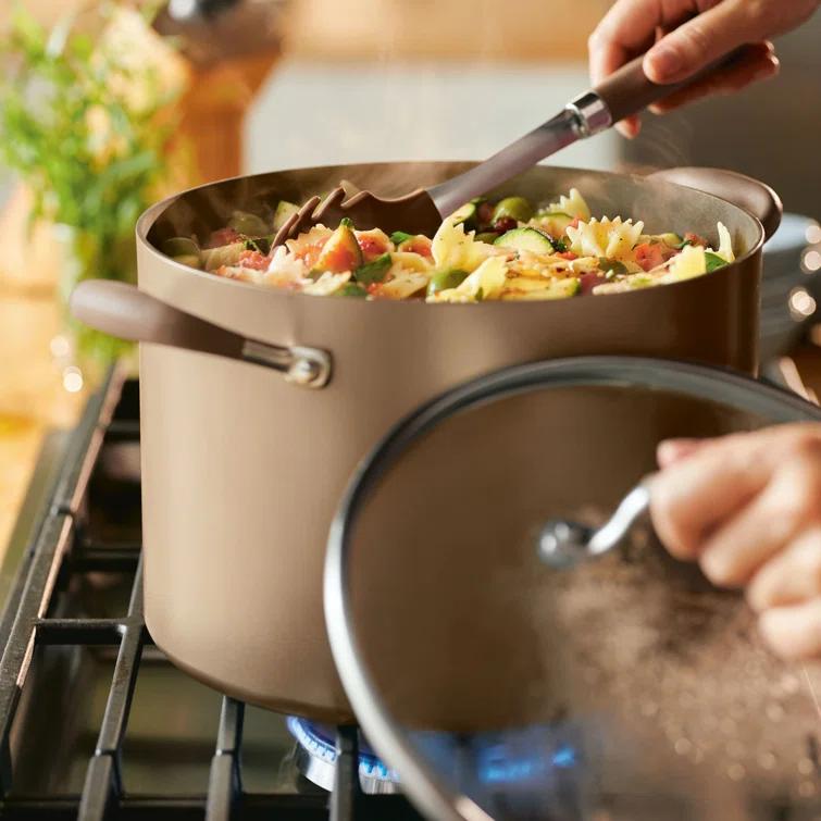 Anolon Anolon Advanced Home Hard Anodized Nonstick Stockpot With Lid, 10 Quart