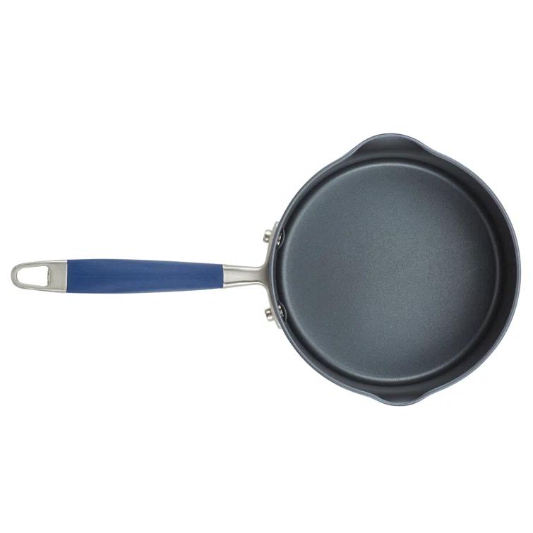 Anolon Anolon Advanced Home Hard Anodized Nonstick Saucepan With Straining Lid, 2 Quart