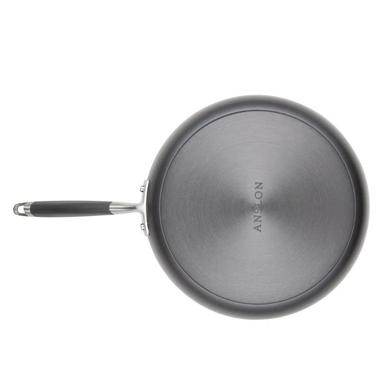 Anolon Anolon Advanced Home Hard Anodized Nonstick Deep Frying Pan / Skillet with Lid, 12 Inch