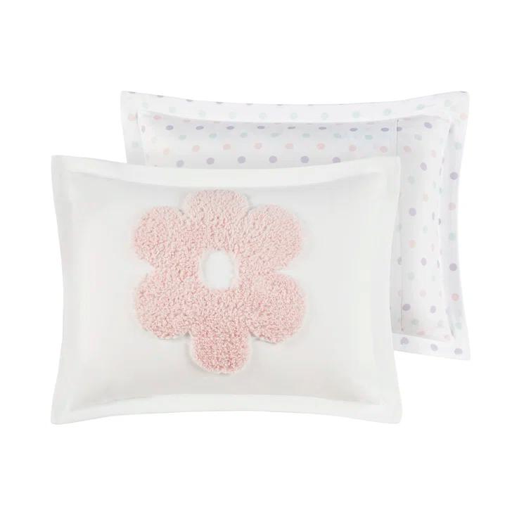 Gracie Floral Reversible Tufted Chenille Duvet Cover Set