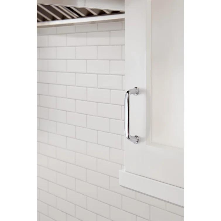Kane 3-3/4 inch (96mm) Center-to-Center Polished Chrome Cabinet Pull