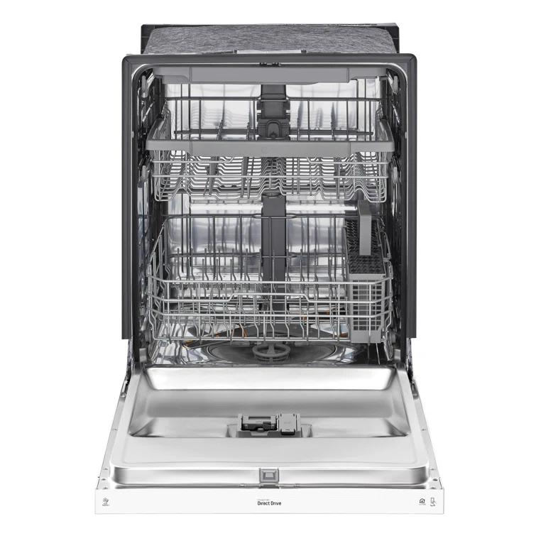 LG 24 in. PrintProof Stainless Steel Front Control Dishwasher with QuadWash, 3rd Rack & Dynamic Dry, 48 dBA