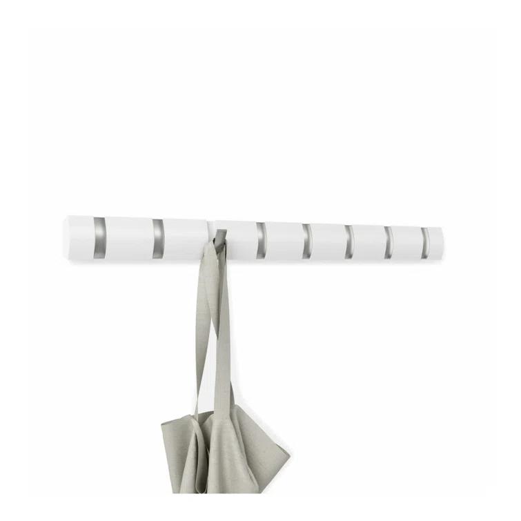 Flip 8 - Hook Solid Wood Coat Rack