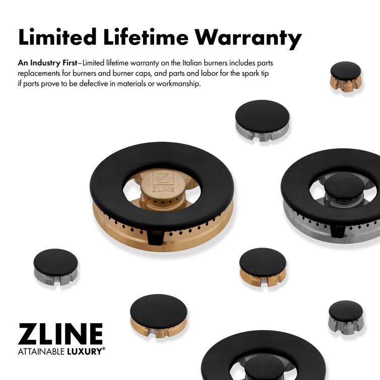 ZLINE Autograph 48 in. Legacy Gas Rangetop in Stainless Steel
