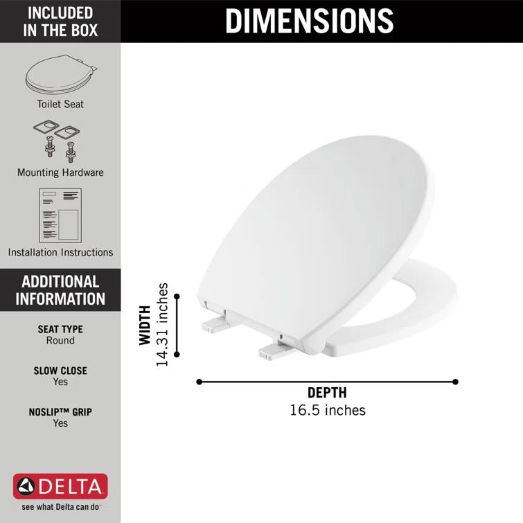 Morgan Round Toilet Seat