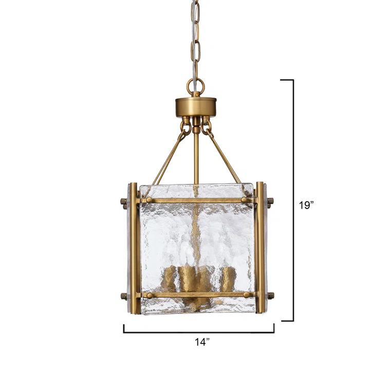 Jamie Young Company Glenn 4 - Light Dimmable Square/Rectangle Chandelier