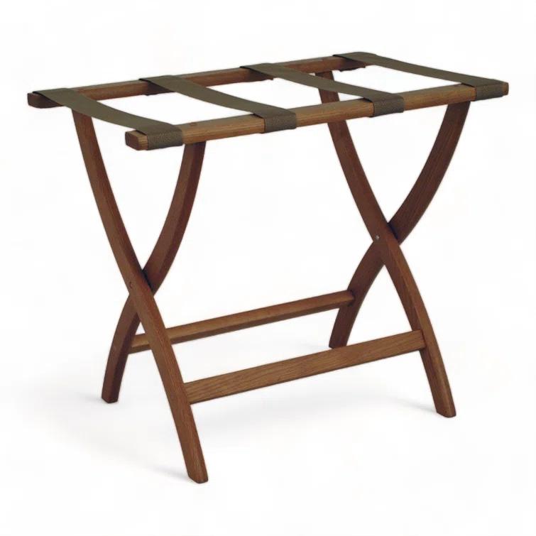 Folding Oak,Wood Luggage Rack