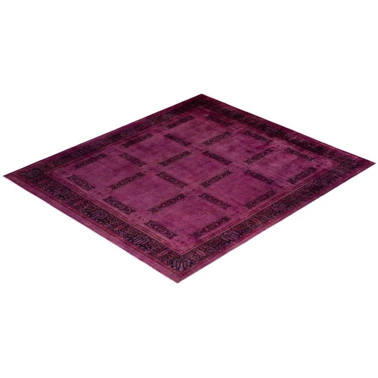 Fine Vibrance, One-of-a-Kind Hand-Knotted Area Rug - Pink, 9' 10" x 11' 6"