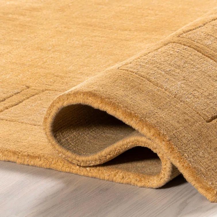 Milchan High-Low Wool-Blend Area Rug