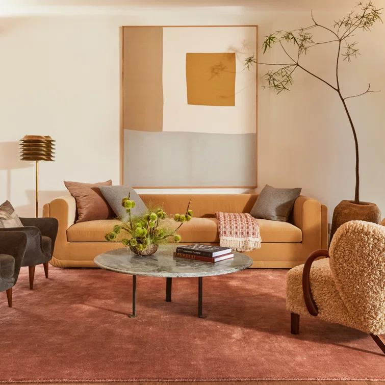 Arvin Olano x Rugs USA Arrel Speckled Wool-Blend Area Rug