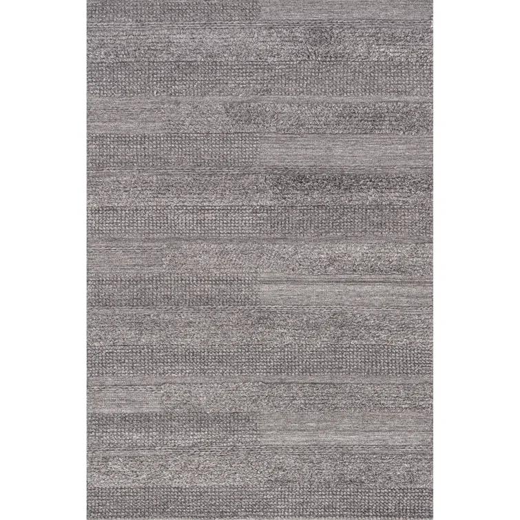 Jermund Textured Cotton-Blend Area Rug