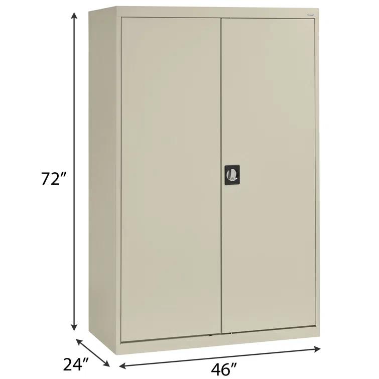 Sandusky Lee Elite 24" D x 46" W x 72" H, Steel Garage Storage Cabinet by Sandusky