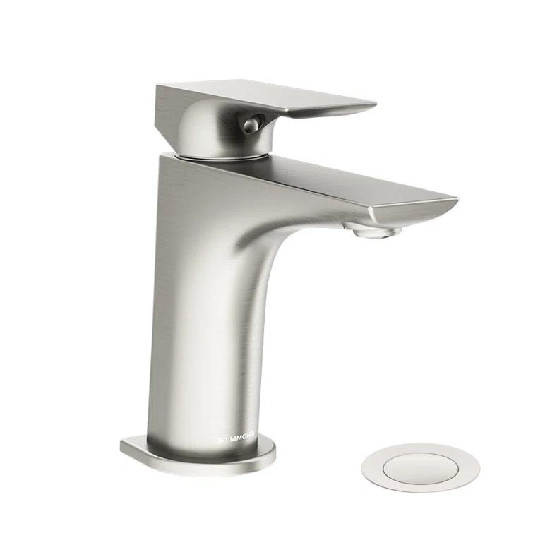Verity Single Handle Bathroom Faucet with Push Pop Drain