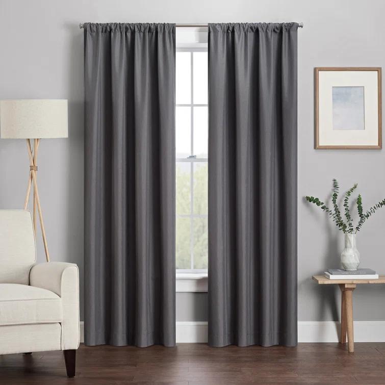 Kendall Polyester Blackout Curtain Single Panel