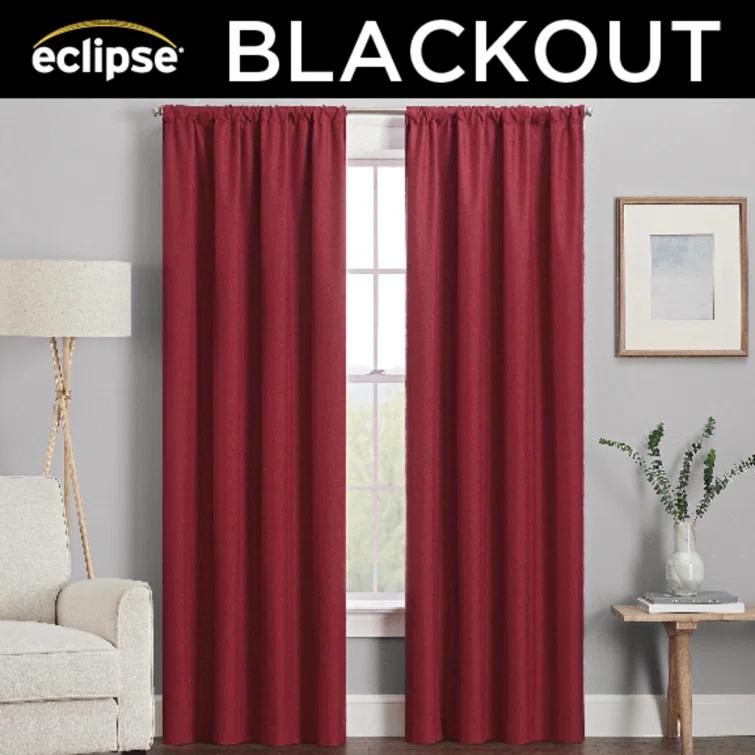 Kendall Polyester Blackout Curtain Single Panel