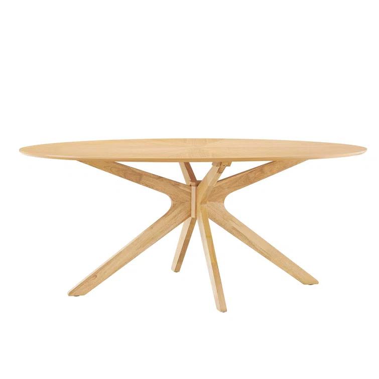Crossroads 47" Round Wood Dining Table by Modway