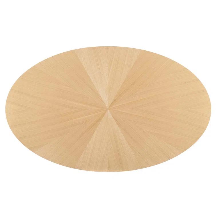 Crossroads 47" Round Wood Dining Table by Modway
