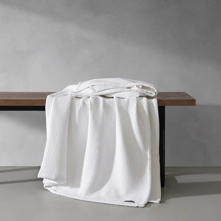 Vera Wang Vera Wang Waffleweave Cotton Blanket