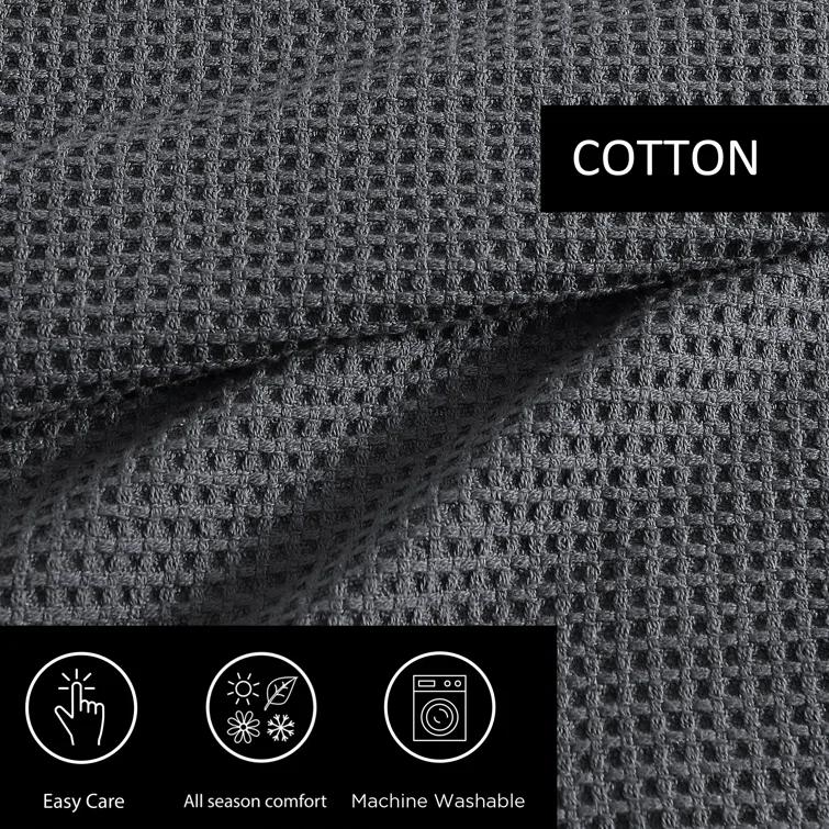 Vera Wang Vera Wang Waffleweave Cotton Blanket