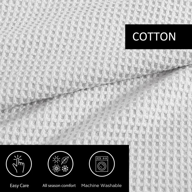 Vera Wang Vera Wang Waffleweave Cotton Blanket