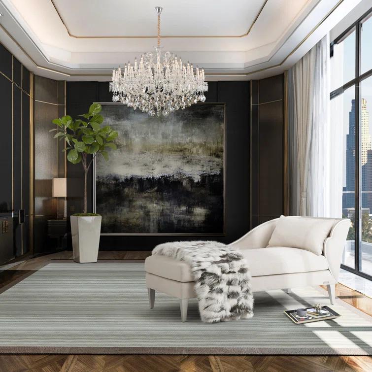 Michael Amini Chambord 37 - Light Crystal Dimmable Classic / Traditional Chandelier