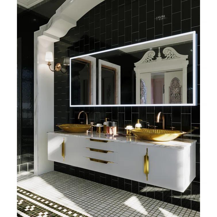 CastelloUSA CastelloUSA Olive 22" Tempered Glass Oval Bathroom Vessel Sink CB-VC-15-BG-22