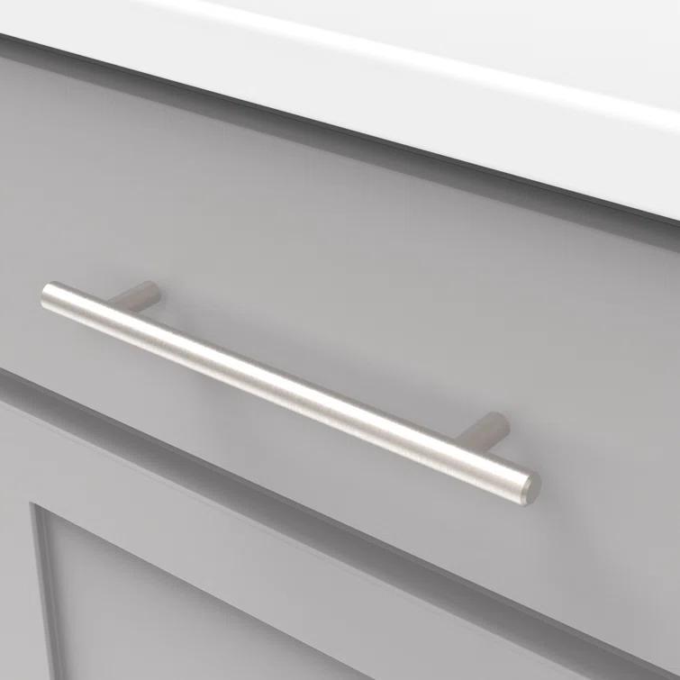 Bar Pull Kitchen Cabinet Handles, Solid Core Drawer Pulls for Cabinet Doors, 6-5/16" (160mm)