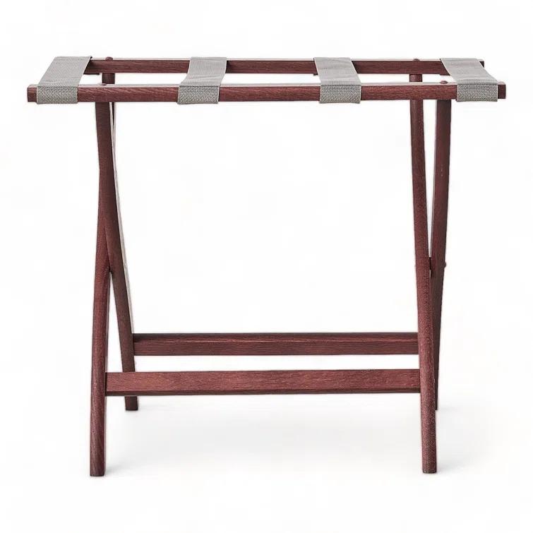 Folding Oak,Wood Luggage Rack