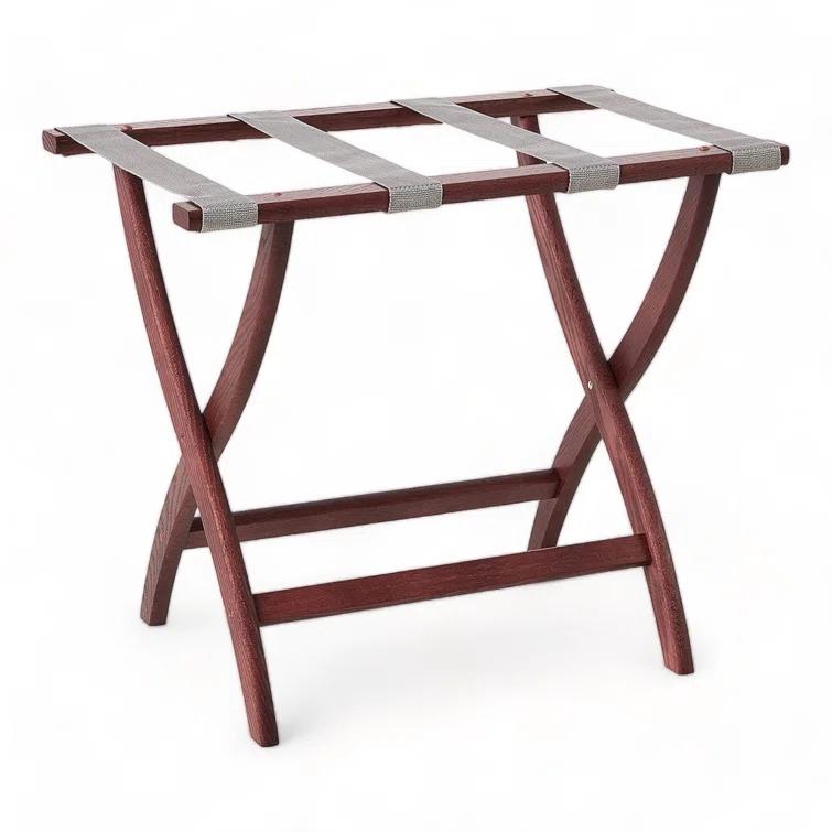 Folding Oak,Wood Luggage Rack