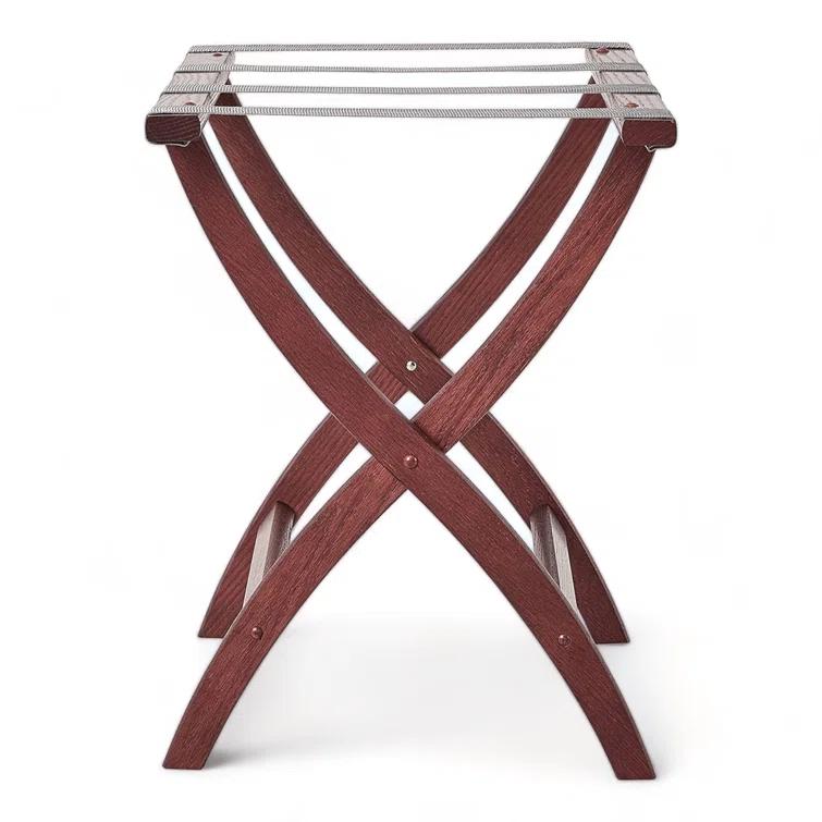Folding Oak,Wood Luggage Rack